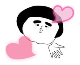 Girl of red dress Part6 sticker #14140392