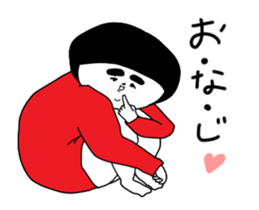 Girl of red dress Part6 sticker #14140394