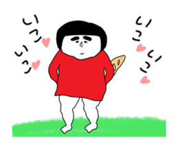 Girl of red dress Part6 sticker #14140402