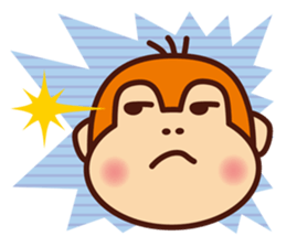 Orangutan colon-chan7_Facial expressions sticker #14140862
