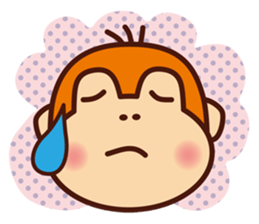 Orangutan colon-chan7_Facial expressions sticker #14140864