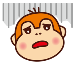 Orangutan colon-chan7_Facial expressions sticker #14140866