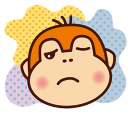 Orangutan colon-chan7_Facial expressions sticker #14140872