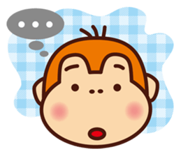 Orangutan colon-chan7_Facial expressions sticker #14140874