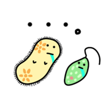 The B`s (Paramecium and Euglena) sticker #14141227