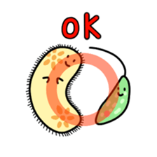 The B`s (Paramecium and Euglena) sticker #14141235