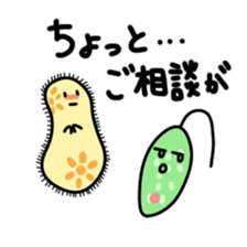 The B`s (Paramecium and Euglena) sticker #14141254