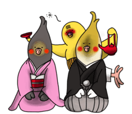 Creatures such as the cockatiel 7 sticker #14141545