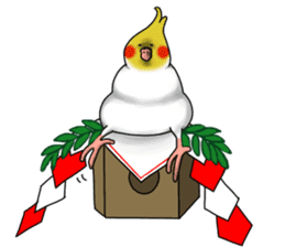 Creatures such as the cockatiel 7 sticker #14141546