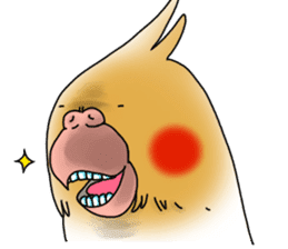 Creatures such as the cockatiel 7 sticker #14141553
