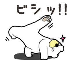 Five White Bears sticker #14141607