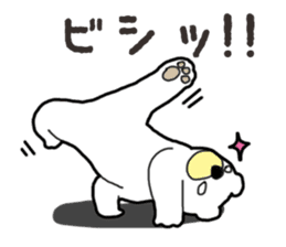 Five White Bears sticker #14141607