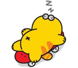 Skateboard cat WOOPS sticker #14142069