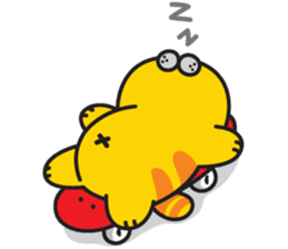 Skateboard cat WOOPS sticker #14142069