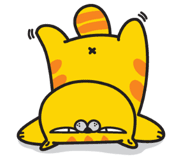 Skateboard cat WOOPS sticker #14142076