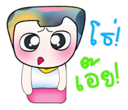 Hello! My name is Kanaki. ^_^ sticker #14142092