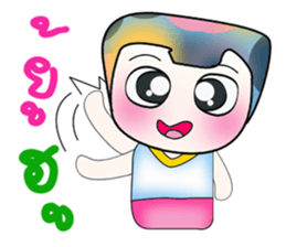 Hello! My name is Kanaki. ^_^ sticker #14142103