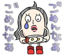 =EGG GIRL= sticker #14142516