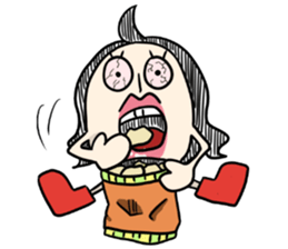 =EGG GIRL= sticker #14142517