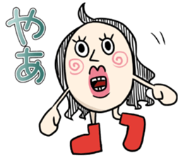 =EGG GIRL= sticker #14142519