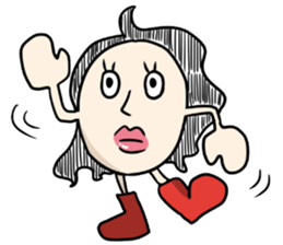 =EGG GIRL= sticker #14142520