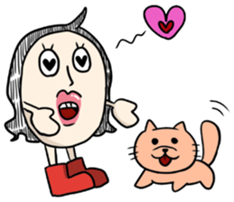 =EGG GIRL= sticker #14142521