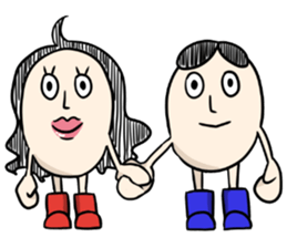 =EGG GIRL= sticker #14142528