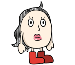 =EGG GIRL= sticker #14142530