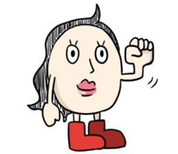 =EGG GIRL= sticker #14142531