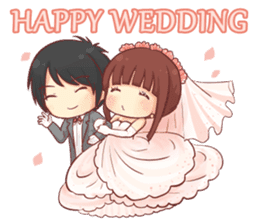 Special Happy Wedding sticker #14142999