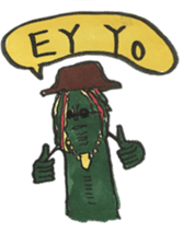 Mr,Euglena Ver12 HIPHOP REGGAE RAP sticker #14143271