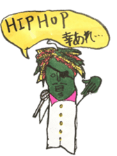 Mr,Euglena Ver12 HIPHOP REGGAE RAP sticker #14143285