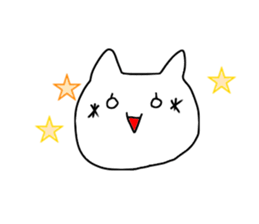 Emoticon stickers cat sticker #14143662