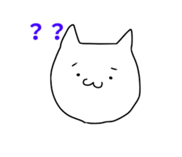 Emoticon stickers cat sticker #14143664