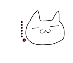 Emoticon stickers cat sticker #14143682