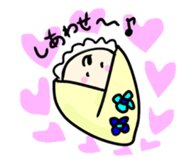 mushroom life baby2 sticker #14144258