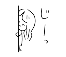 girl in a bad mood. sticker #14144475