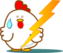 Fun chicken sticker #14146200