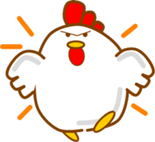 Fun chicken sticker #14146209