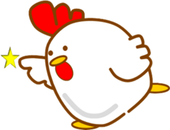 Fun chicken sticker #14146210