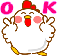 Fun chicken sticker #14146211