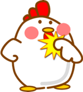 Fun chicken sticker #14146234