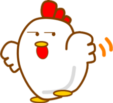 Fun chicken sticker #14146236