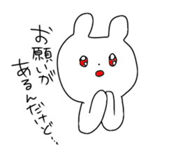 Glittering rabbit sticker #14146452