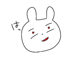 Glittering rabbit sticker #14146457