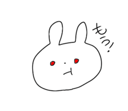 Glittering rabbit sticker #14146462
