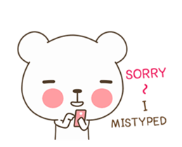PaoPao : Cute Bear Animation sticker #14147254