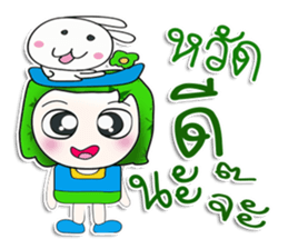 ..Mr. Yada. and rabbit.. sticker #14147518