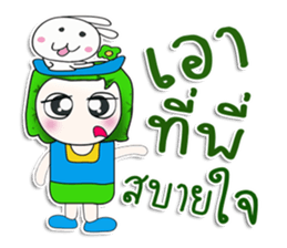 ..Mr. Yada. and rabbit.. sticker #14147522