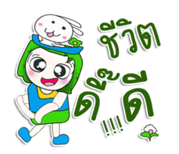 ..Mr. Yada. and rabbit.. sticker #14147523